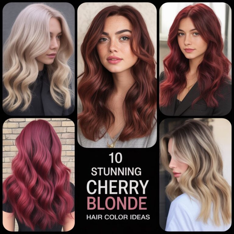 10 Stunning Dark Cherry Blonde Hair Color Ideas