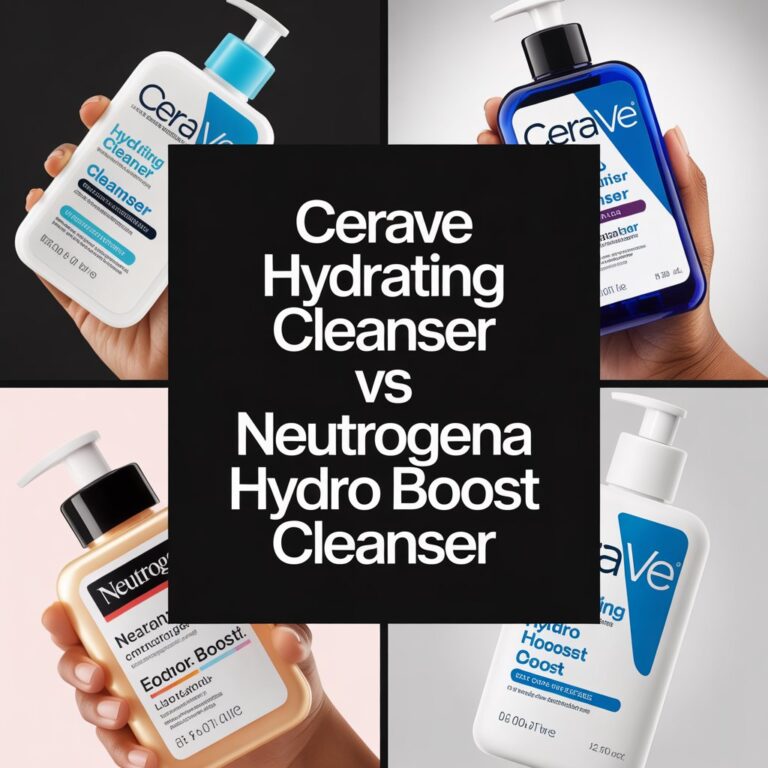 Cerave Hydrating Cleanser vs Neutrogena Hydro Boost Cleanser