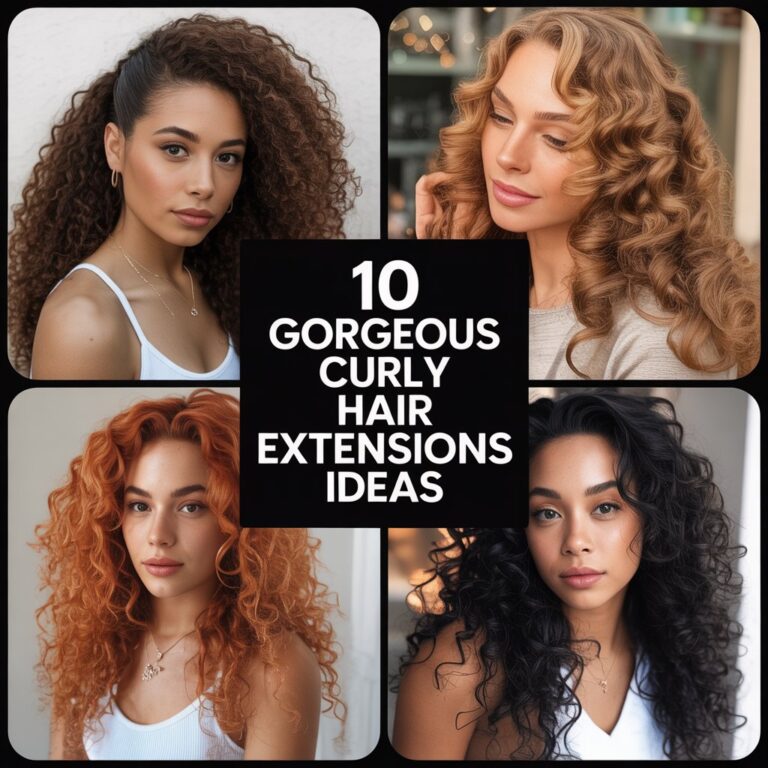 10 Gorgeous Curly Hair Extensions Ideas