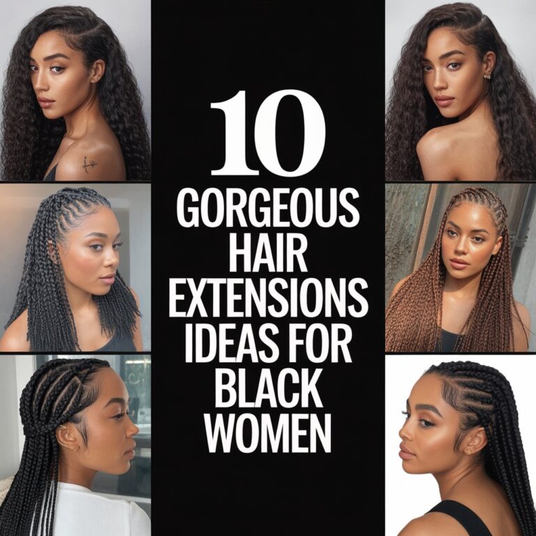 10 Gorgeous Hair Extensions Ideas for Black Women
