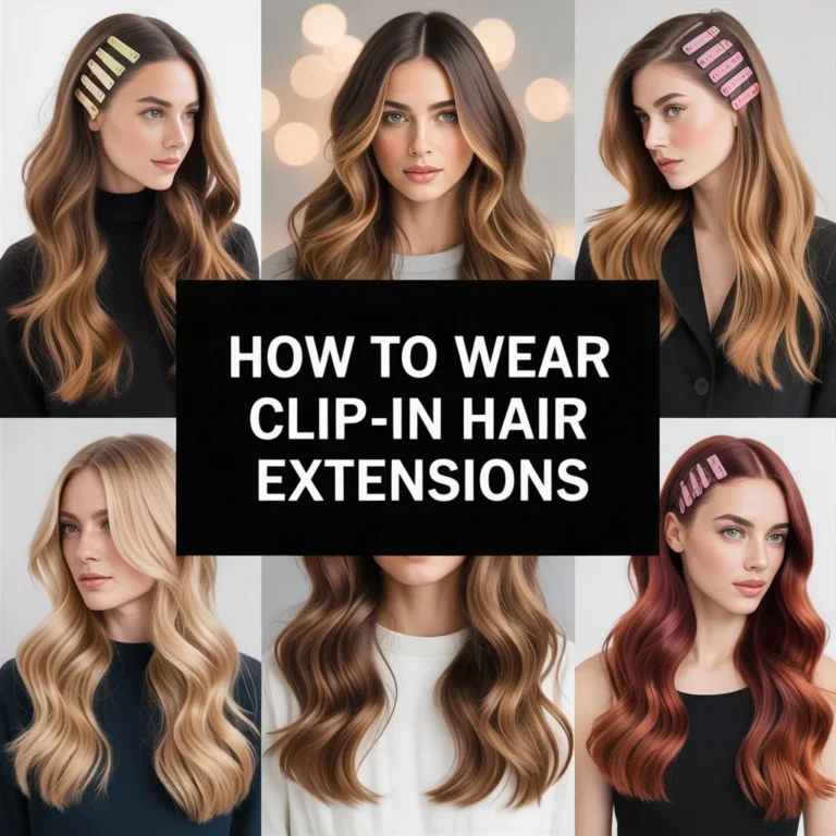 How to Wear Clip-In Hair Extensions