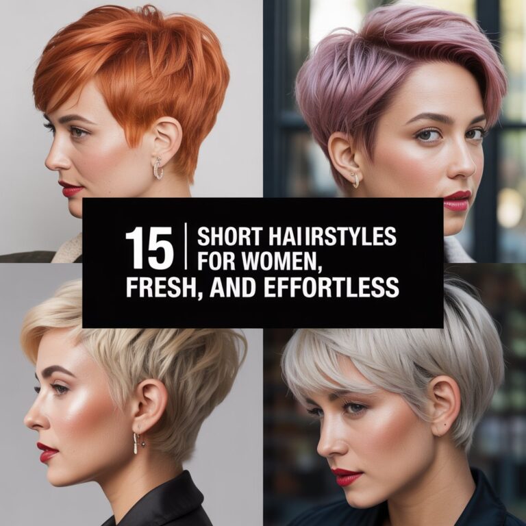 15 Short Hairstyles for Women That Are Modern, Fresh, and Effortless