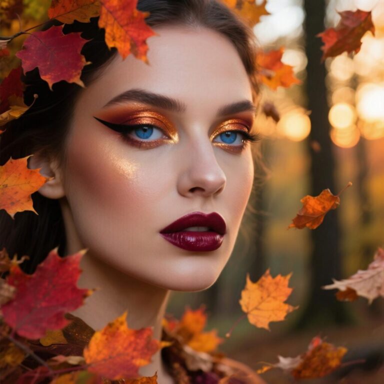 19 Gorgeous Fall Makeup Looks for Blue Eyes