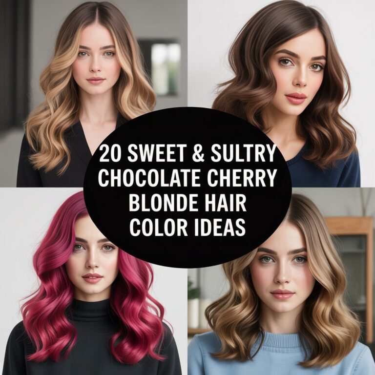 Sweet & Sultry Chocolate Cherry Blonde Hair Color Ideas