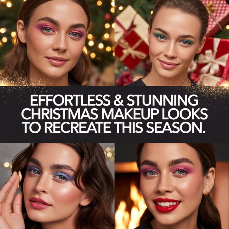 Effortless & Stunning Christmas Makeup Looks to Recreate This Season