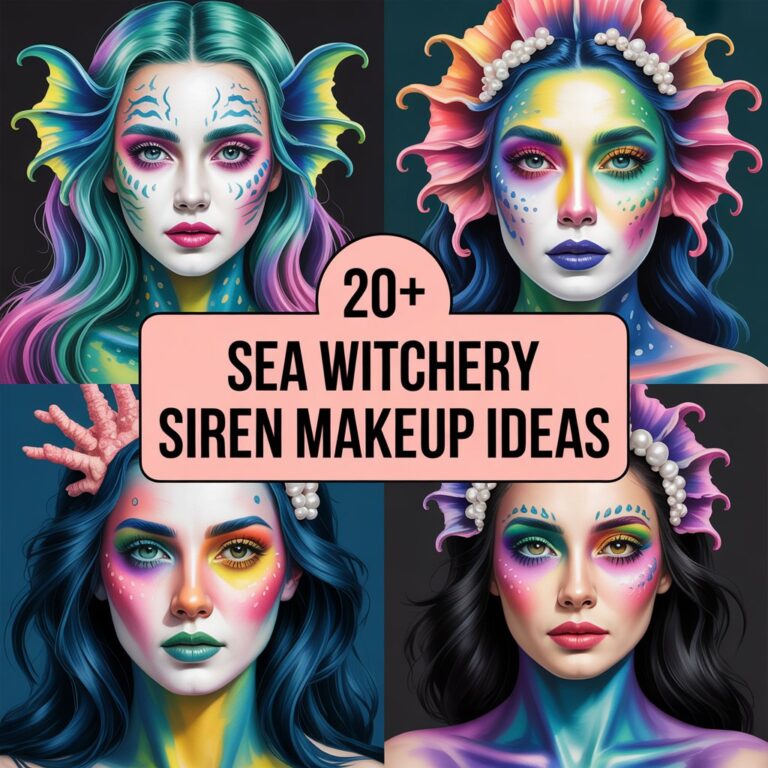 20+ Sea Witchery Siren Makeup Ideas to Try in 2025