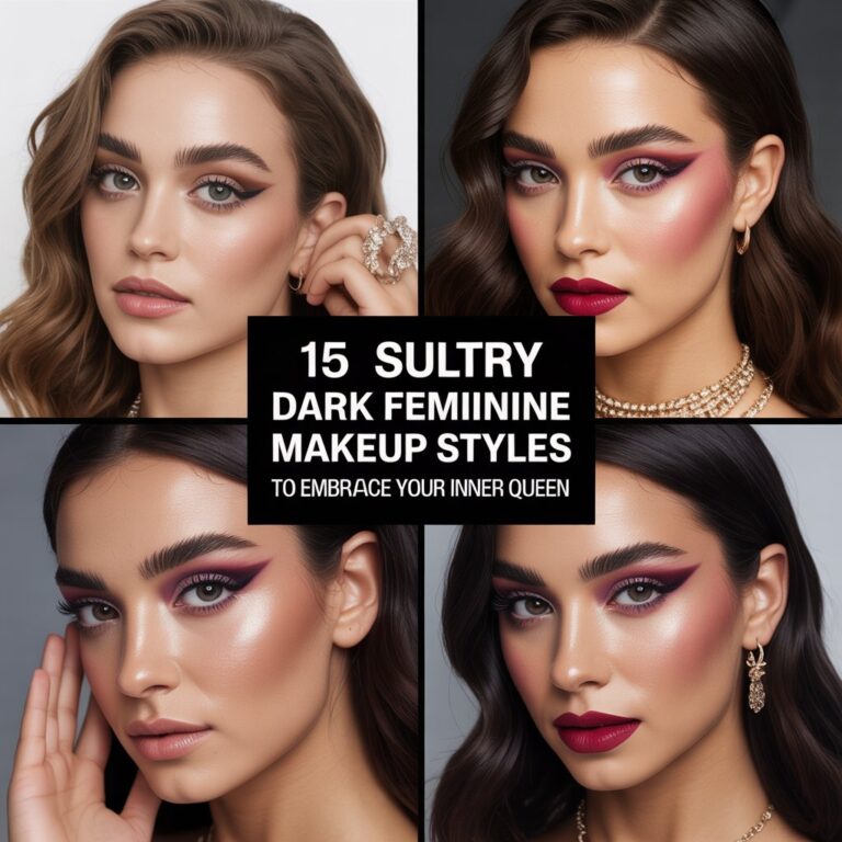 15 Sultry Dark Feminine Makeup Styles to Embrace Your Inner Queen