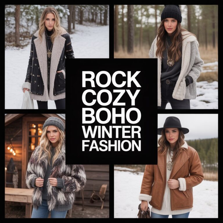 How to Rock Cozy Boho Winter Fashion with Effortless Style
