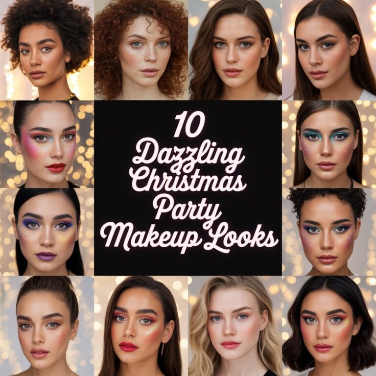 10 Dazzling Christmas Party Makeup Looks to Light Up the Season