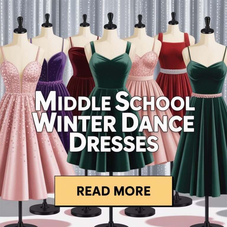 24 Cute & Age-Appropriate Middle School Winter Dance Dresses