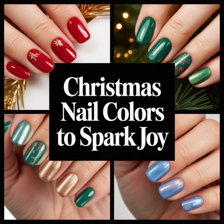 “Christmas Nail Colors to Spark Joy: Festive Manicure Ideas for the Holidays”
