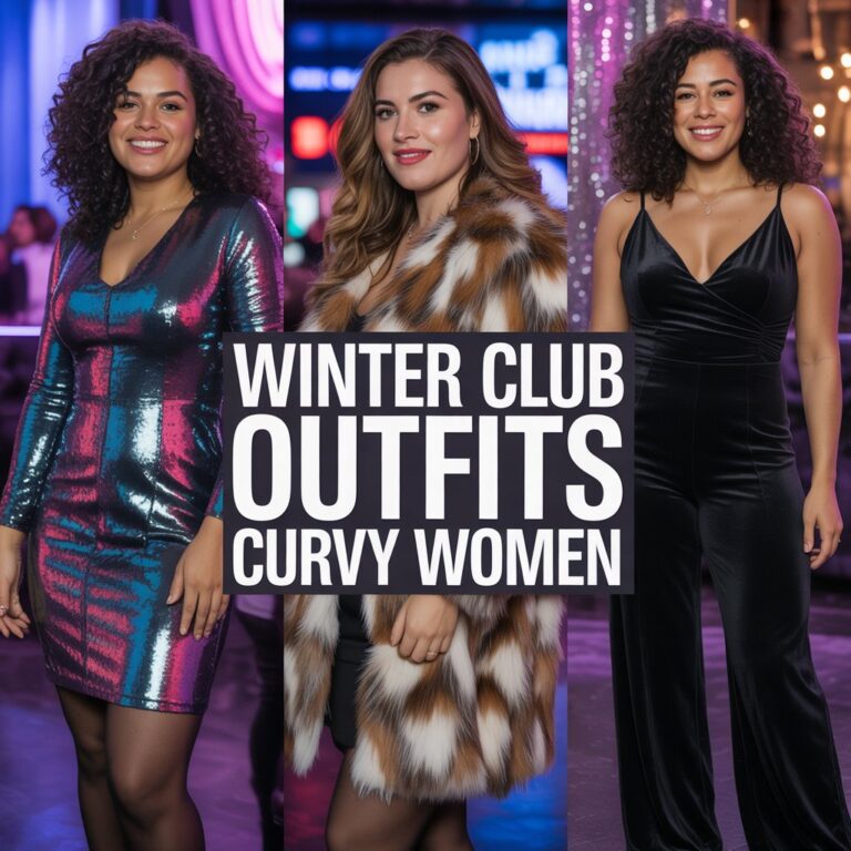 21 Plus Size Winter Club Outfits Curvy Women