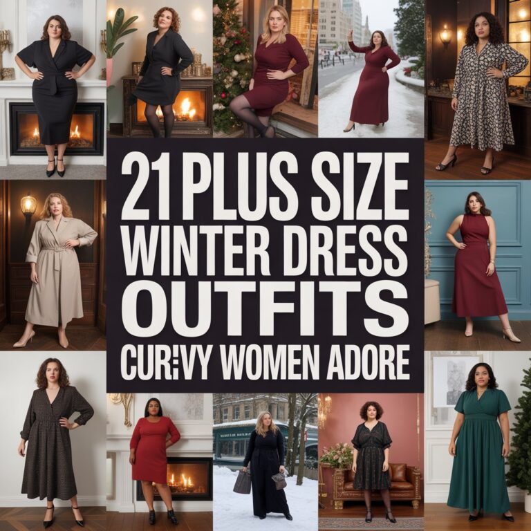 21 Plus Size Winter Dress Outfits Curvy Women Adore