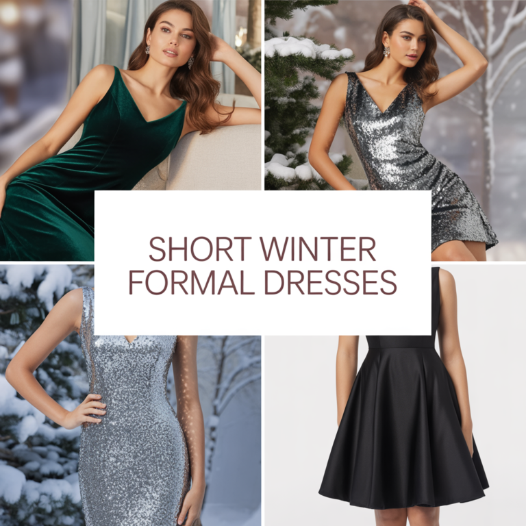24 Short Winter Formal Dresses to Fall in Love With This Season