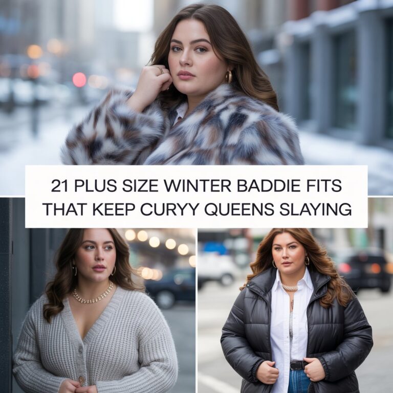 21 Plus Size Winter Baddie Fits That Keep Curvy Queens Slaying
