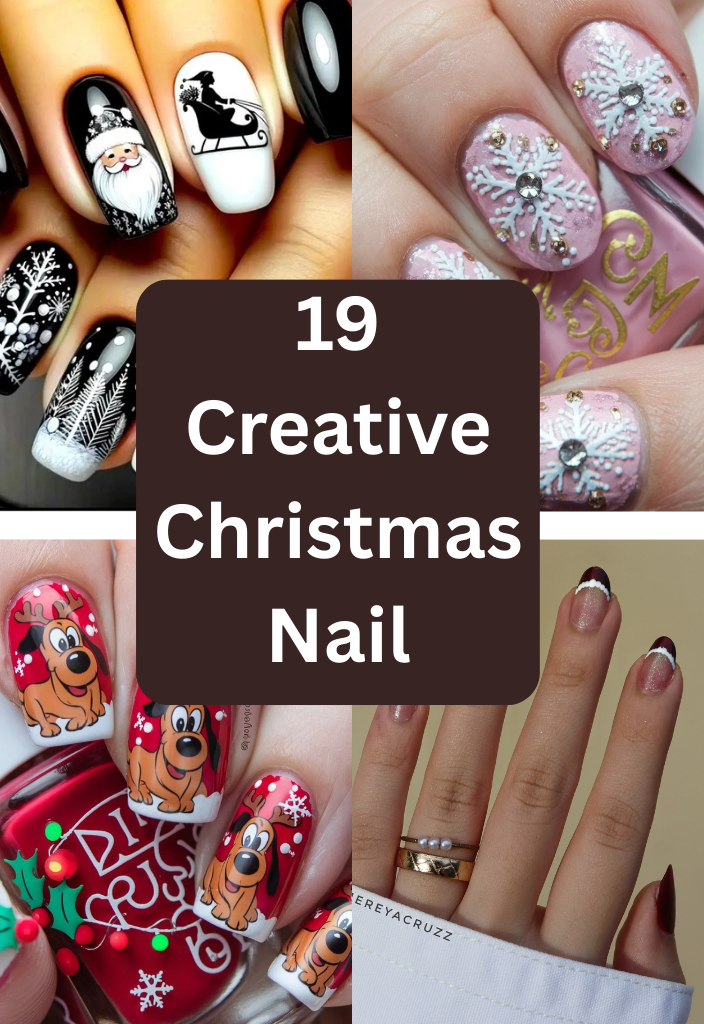19 Creative Christmas Nail Art Ideas for 2025