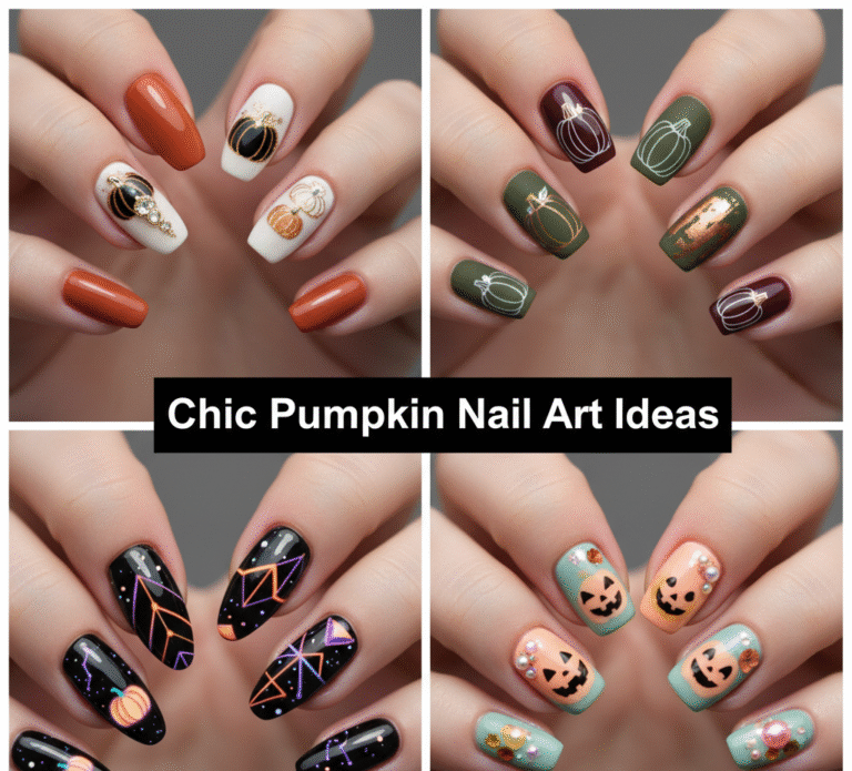 29 Chic Pumpkin Nail Art Ideas for Fall & Halloween