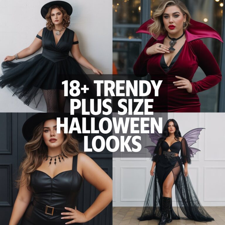 18+ Trendy Plus Size Halloween Looks That Radiate Confidence and Style