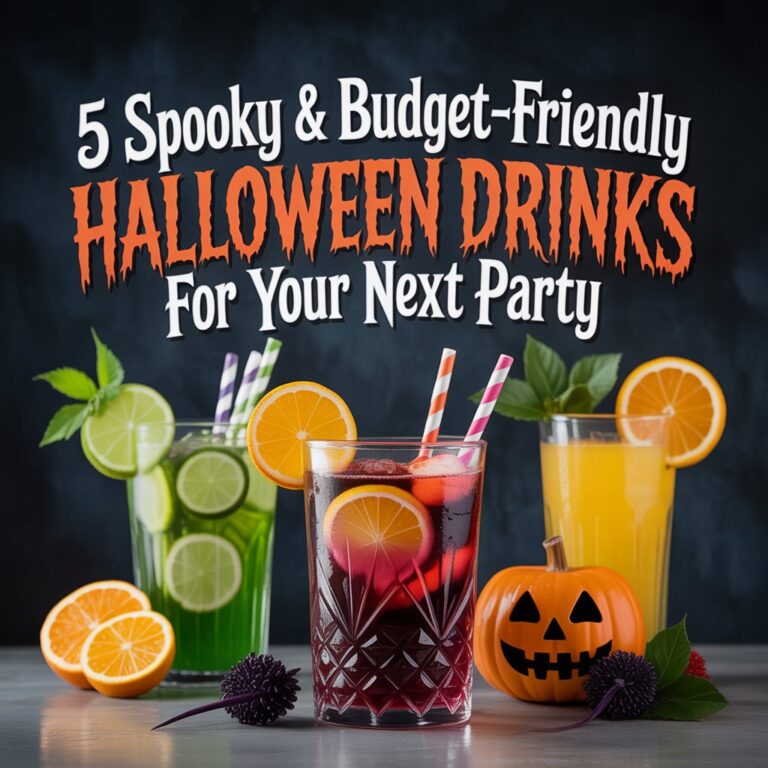 5 Spooky & Budget-Friendly Halloween Drinks for Your Next Party