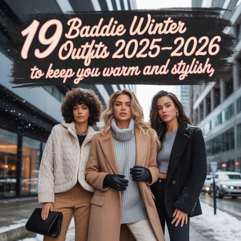 19 Baddie Winter Outfits 2025–2026 to Keep You Warm and Stylish