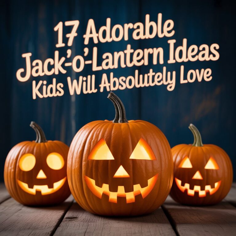 17 Adorable Jack-O’-Lantern Ideas Kids Will Absolutely Love