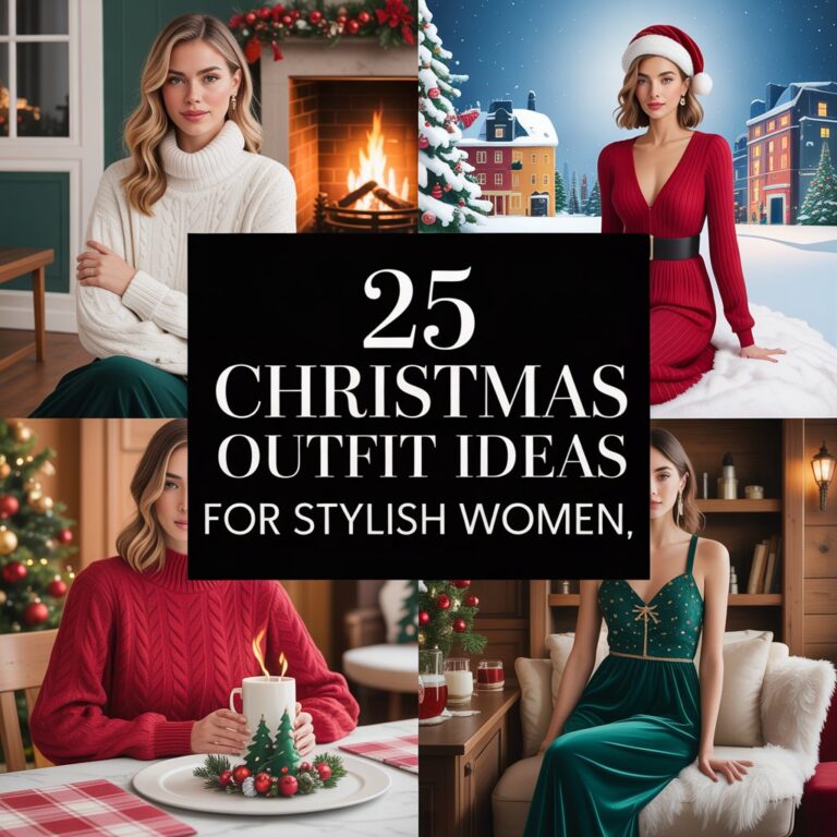 25 Christmas Outfit Ideas for Stylish Women in 2025
