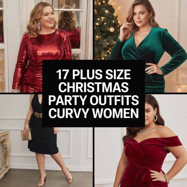 17 Plus Size Christmas Party Outfits Curvy Women Can’t Stop Loving