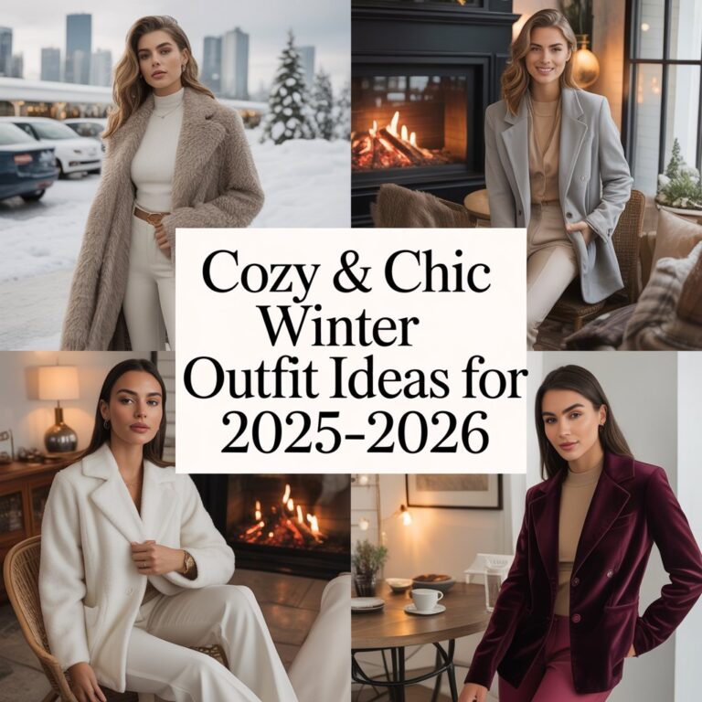 Cozy & Chic Winter Outfit Ideas for 2025–2026: Classy, Cute, and Cold-Weather Ready