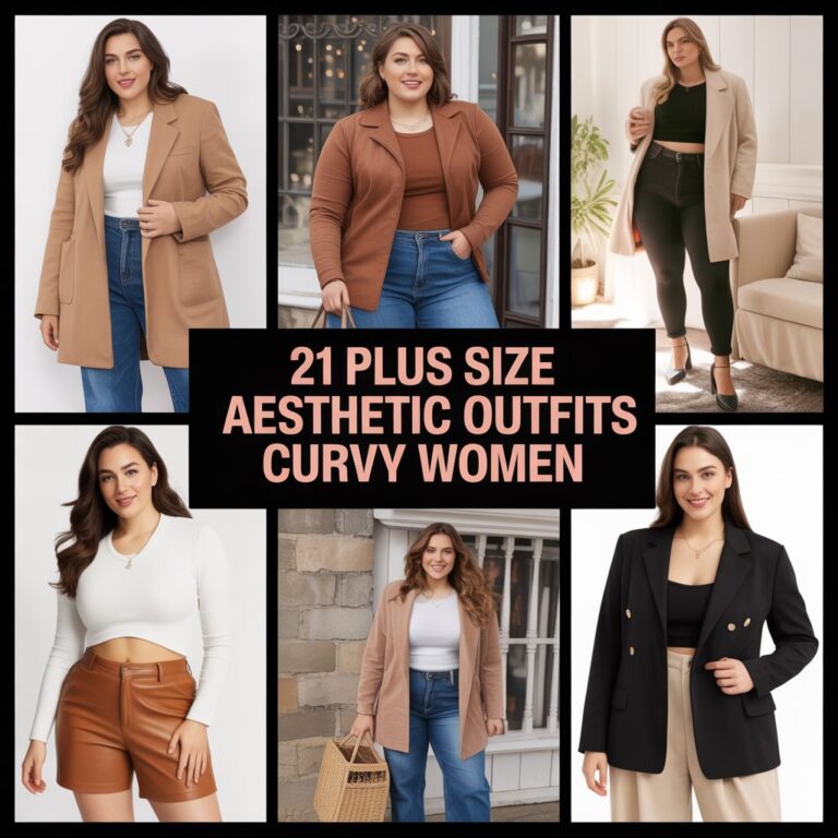 21 Plus Size Aesthetic Winter Outfits Curvy Women Will Love