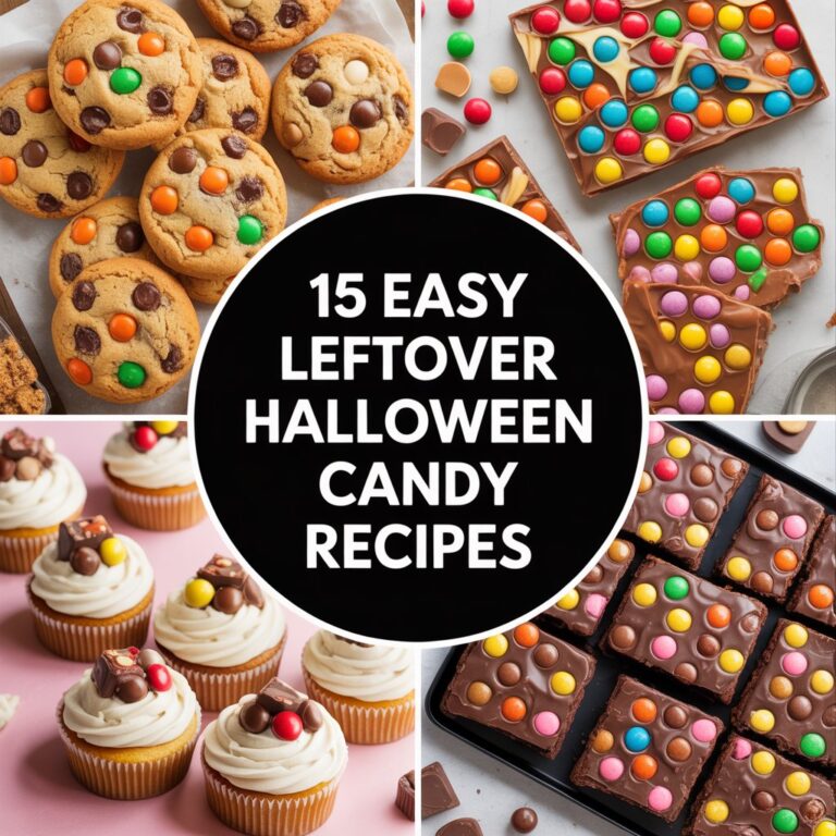 15 Easy Leftover Halloween Candy Recipes