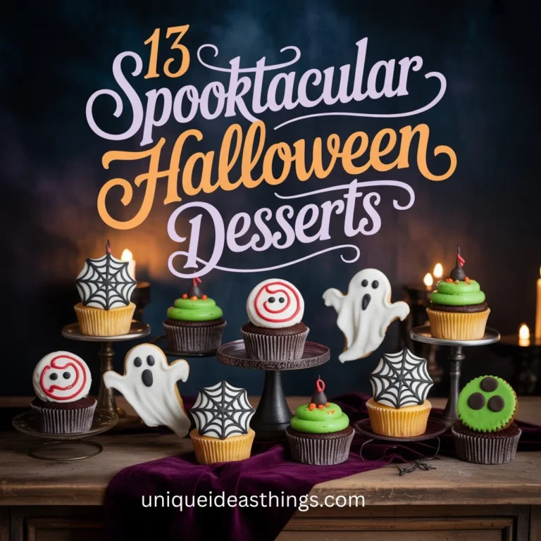 13 Spooktacular Halloween Desserts: Frightfully Fun Treats for Your Party Table