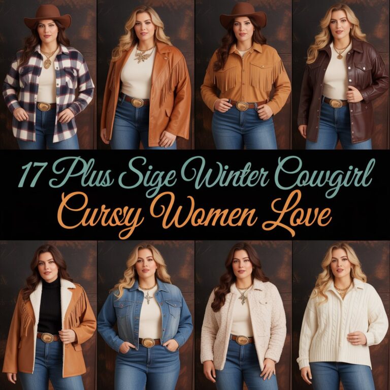17 Plus Size Winter Cowgirl Outfits Curvy Women Love