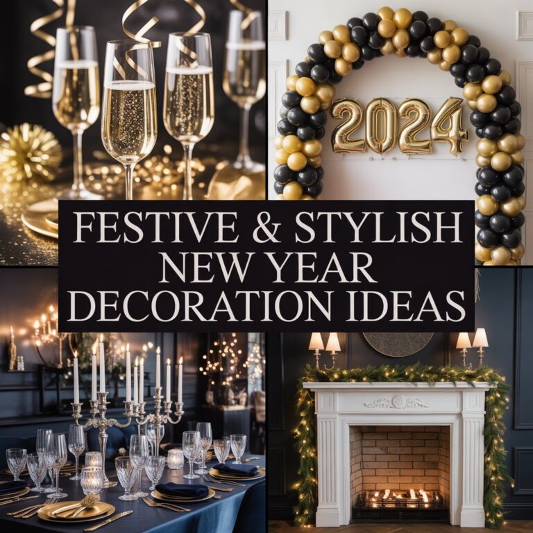 Festive & Stylish New Year Decoration Ideas