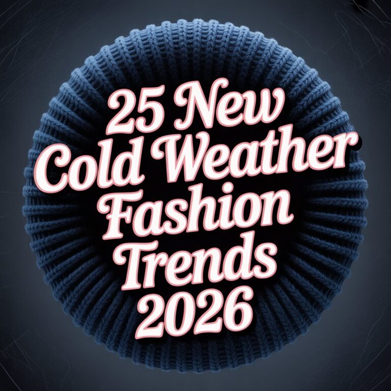 25 New Cold Weather Fashion Trends 2026: Chic Winter Outfits & Cozy Style Inspiration