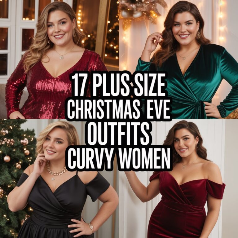 17 Plus Size Christmas Eve Outfits Curvy Women Adore