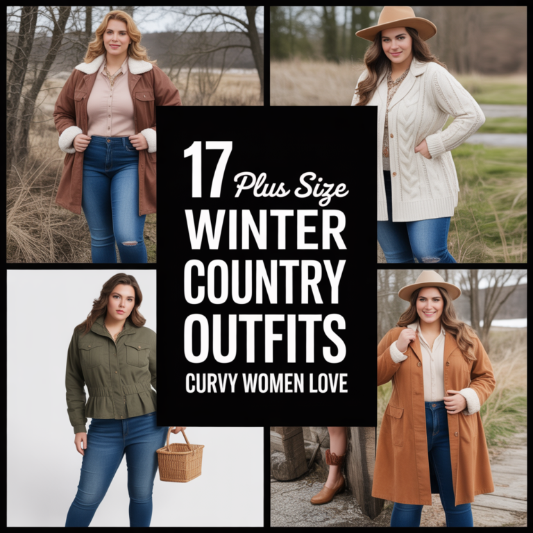 17 Plus Size Winter Country Outfits Curvy Women Love