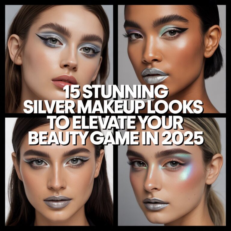 15 Stunning Silver Makeup Looks to Elevate Your Beauty Game in 2025