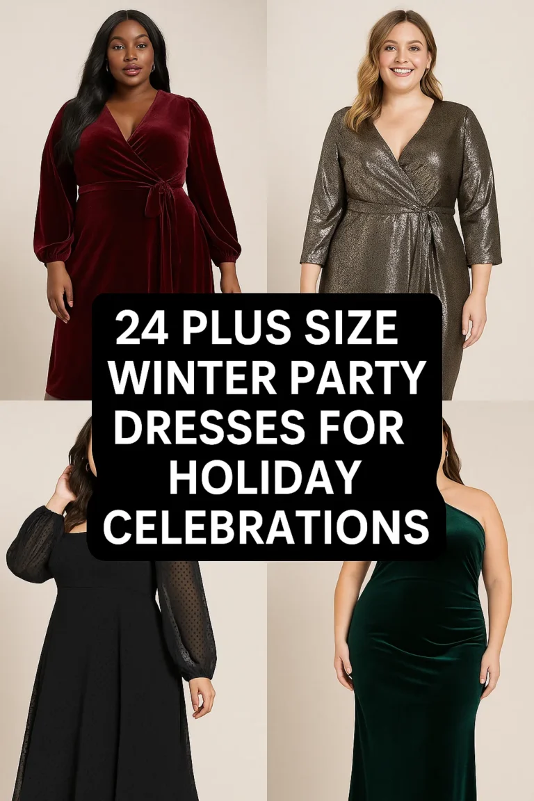 24 Plus Size Winter Party Dresses for Holiday Celebrations