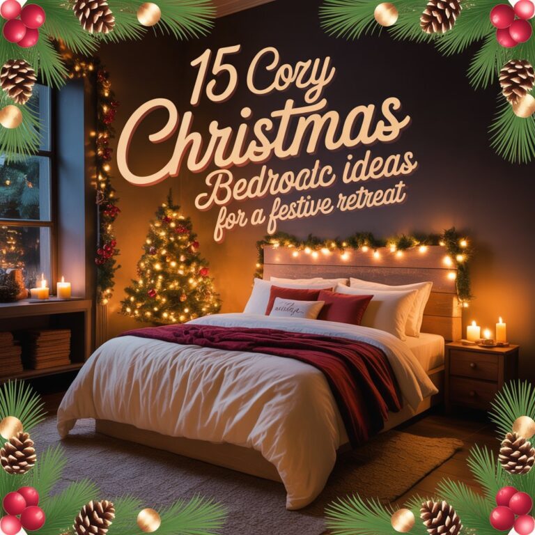 15 Cozy Christmas Bedroom Aesthetic Ideas for a Festive Retreat