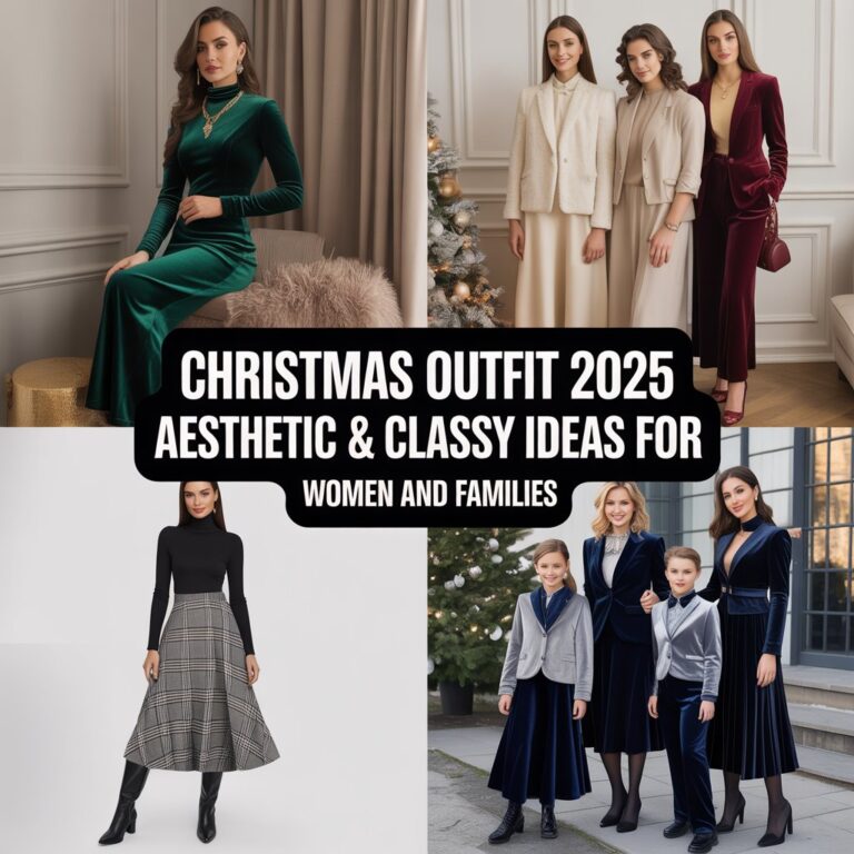 Christmas Outfit 2025: Aesthetic & Classy Ideas for Women and Families