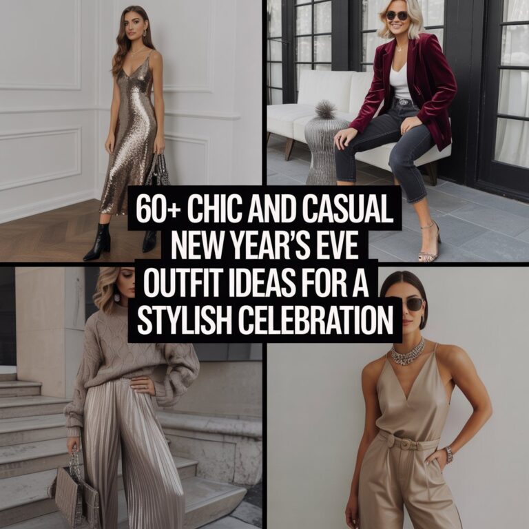 60+ Chic and Casual New Year’s Eve Outfit Ideas for a Stylish Celebration