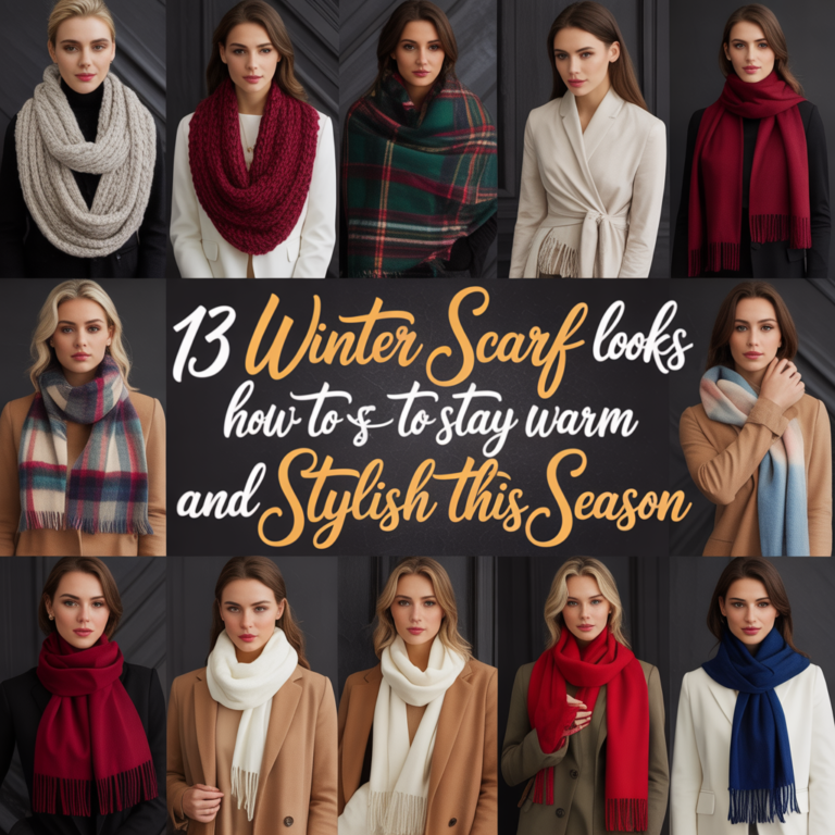 13 Winter Scarf Looks: How to Stay Warm and Stylish This Season
