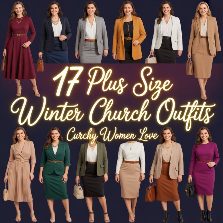 17 Plus Size Winter Church Outfits Curvy Women Love