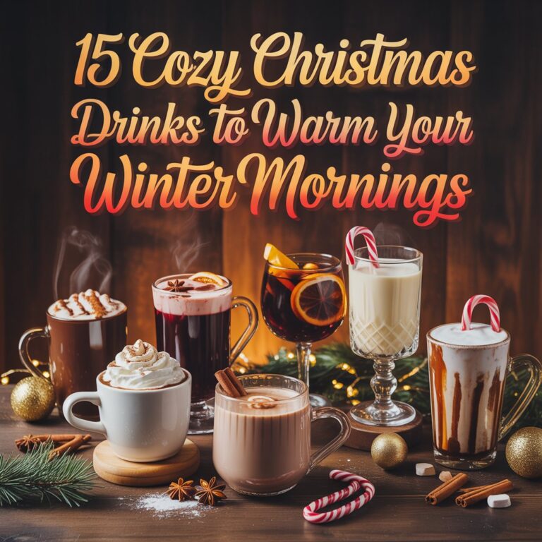15 Cozy Christmas Drinks to Warm Your Winter Mornings