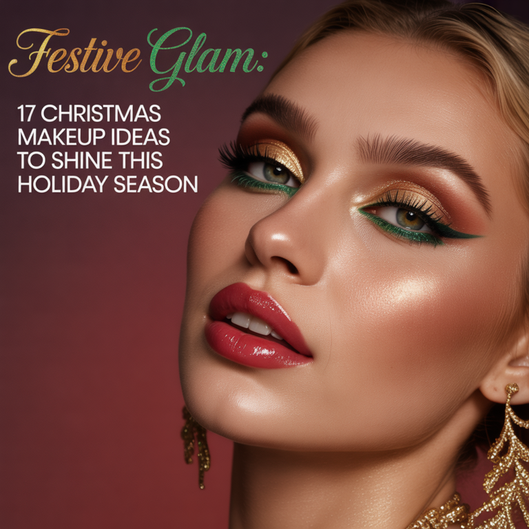 Festive Glam: 17 Christmas Makeup Ideas to Shine This Holiday Season