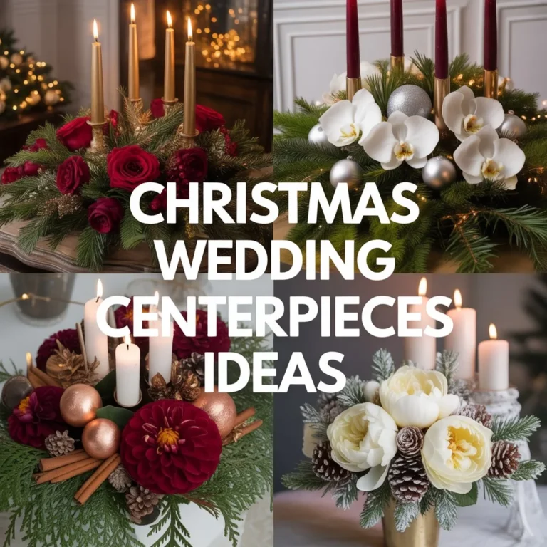 How to Make Festive Christmas Centerpieces for a Wedding