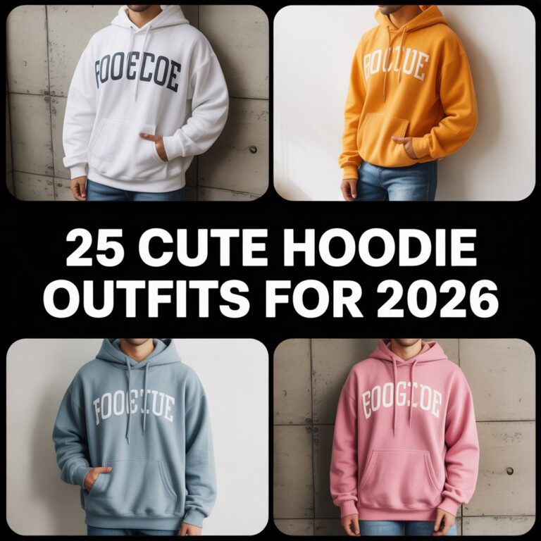 25 Cute Hoodie Outfits for 2026: Cozy, Stylish & Effortlessly Cool Looks to Try This Year