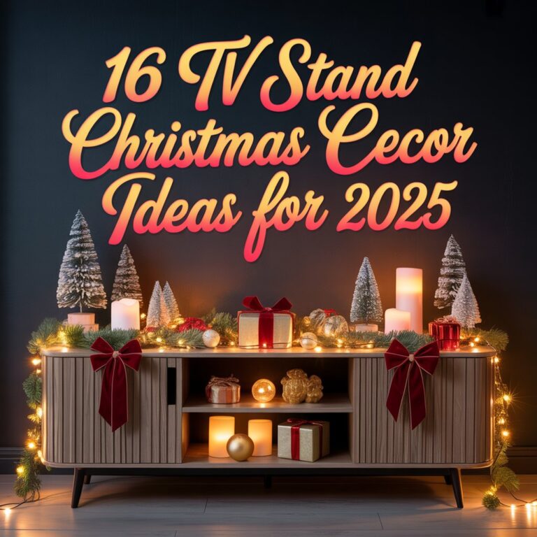16 TV Stand Christmas Decor Ideas for 2025