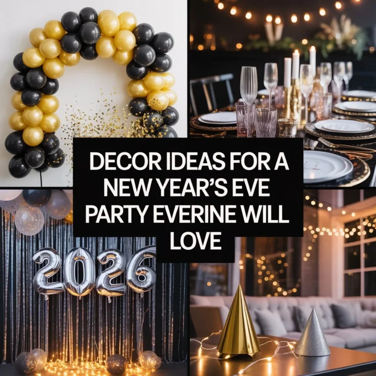 Decor Ideas for a New Year’s Eve Party Everyone Will Love