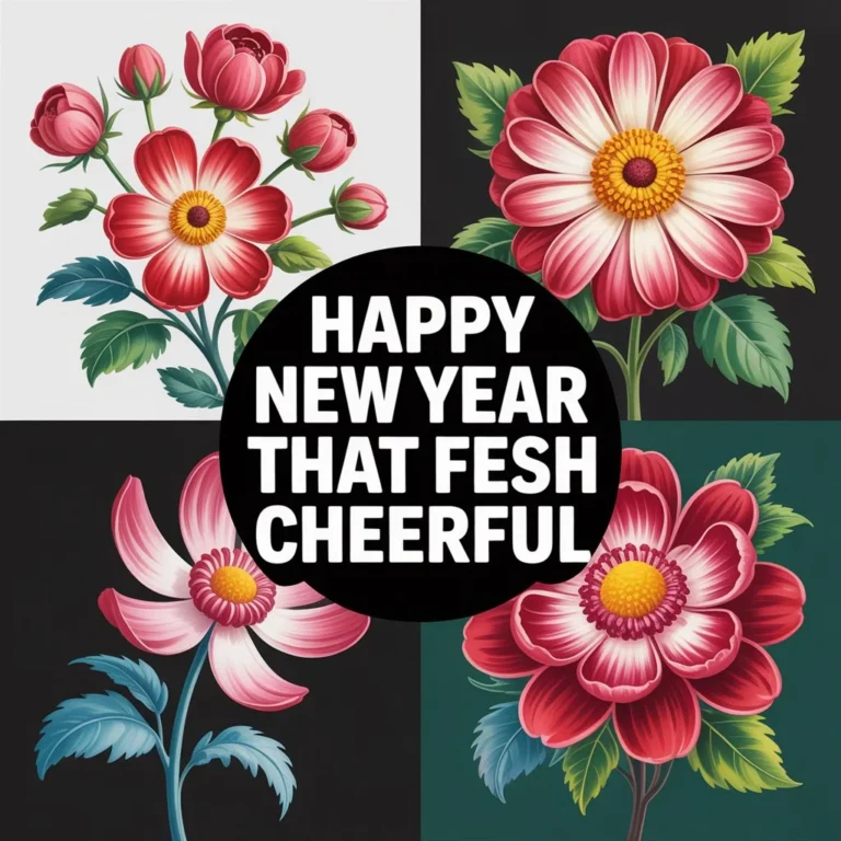 Happy New Year Flowers That Feel Fresh and Cheerful